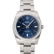 OYSTER PERPETUAL（オイスター パーペチュアル）ブルー 自動巻き メンズ 並行輸入品 114300