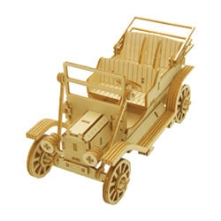Wooden Art ki-gu-mi クラシックカー スマホスタンド