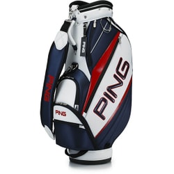 キャディバッグ PGJ-CBLT16 ピン / PING ヨドバシ.com - PING ピン PGJ-CBLT16 NAVY/WHITE/RED [キャディ