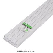 テープ付きモール 2号 白 2m 10本パック ZD-PMT22WP