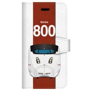 デザインND JR九州新幹線800系0番台つばめ [iPhone 6/6s 用 手帳型ケース]