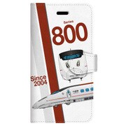 デザインNE JR九州新幹線800系0番台つばめ [iPhone 6/6s 用 手帳型ケース]