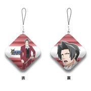逆転裁判 ～その「真実」、異議あり！～ スマホざぶとんチャーム 御剣 怜侍 [キャラクターグッズ]