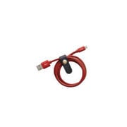 レザフェス microUSBケーブル 赤 LFMC10アカ