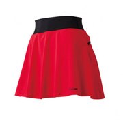 W753-11-M-L [ギャザー スカート レディース M～Lサイズ カーマイン]