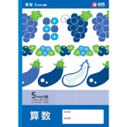 5mm方眼ノート 算数 青 10冊パック NY8