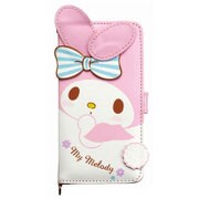 i6S-MM07 [iPhone 6/6s用 手帳型 ダイカットカバー マイメロディ ガーリーピンク]