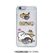 iPhone 6/6s用 ハードケース ねこあつめ まんぞくさんハート