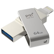 Lightning対応USB3.0メモリー グレー ICMINVGY-64