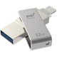 Lightning対応USB3.0メモリー グレー ICMINVGY-32