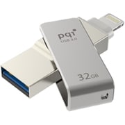 Lightning対応USB3.0メモリー グレー ICMINVGY-32