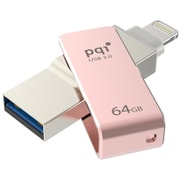 Lightning対応USB3.0メモリー ローズ ICMINVPK-64