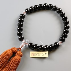 黒檀 27玉Pハリ仕立 [木玉製品 男性用数珠]