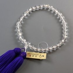 玻璃切子（A級） [切子ガラス製品 女性用数珠]