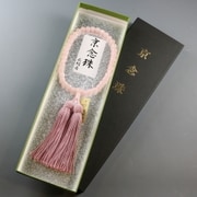 ローズクオーツ 正絹房 [天然石製品 女性用数珠]