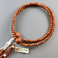日蓮宗 正梅 尺寸 [木玉製品 男性用数珠]