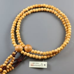 日蓮宗 黄楊 尺寸 [木玉製品 男性用数珠]