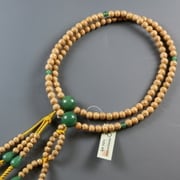 日蓮宗 星月菩提樹アベンチュリン仕立 尺寸 [木の実製品 男性用数珠]