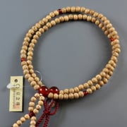 浄土真宗 星月菩提樹瑪瑙仕立 [木の実製品 女性用数珠]