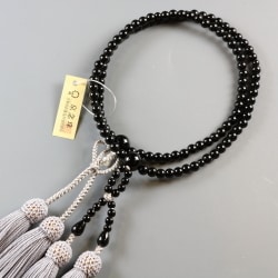 浄土真宗 オニキス [天然石製品 女性用数珠]