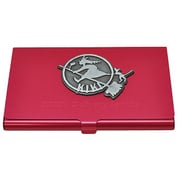 スタジオジブリ 魔女の宅急便 メタルカードケース マゼンタ（キキの看板） [キャラクターグッズ]