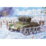 ロシア BT-7A 快速戦車 指揮車仕様 KT-28 76.2mm砲装備 [1/35 ミリタリーシリーズ プラモデル]