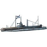 ロシア ディルフィン潜水艦 日露戦争 [1/144 艦船シリーズ プラモデル]