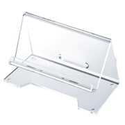 タブレット・スマートフォン用デスクトップスタンド クリア PDA-STN13CL