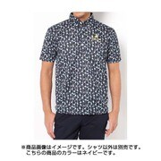 DSM33ANAM [16SS 花柄プリント半袖シャツ メンズ Mサイズ ネイビー]