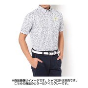 DSM33AIGM [16SS 花柄プリント半袖シャツ メンズ Mサイズ アイスグレー]