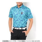 DSM38ATQL [16SS UVカットメンズ半袖シャツ メンズ Lサイズ ターコイズ]