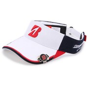 CPSG62WN [16SS BRIDGESTONE GOLF 夏季限定バイザー 白/紺]