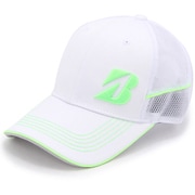 CPSG64WH [BRIDGESTONE GOLF ベルオアシス ハーフメッシュ 2016SS 白]