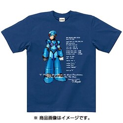 ヨドバシ Com カプコン Capcom Tシャツ ロックマンx エックス Lサイズ 青 キャラクターグッズ 通販 全品無料配達