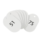 スチロール番号札 大 (番号入51-75) 白 BF-52-WH