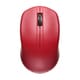 無線(2.4GHz)IR LEDマウス 3ボタンタイプ レッド BSMRW21RD