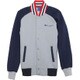 C3HS031-073-XL [Wrap-Air DRY スタンドジャケット XLサイズ グレー×ネイビー]