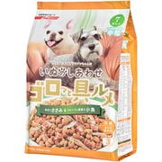 いぬのしあわせ ゴロッと具ルメ 中粒 [7歳からの高齢犬用 総合栄養食 ささみ&小魚入り 750g]