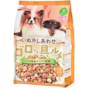 いぬのしあわせ ゴロッと具ルメ 小粒 [7歳からの高齢犬用 総合栄養食 ささみ&豆腐入り 750g]