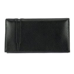 36966CALF/BLK [長札 ファスナー付]