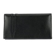 36966CALF/BLK [長札 ファスナー付]