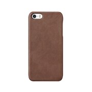 TR-FCIP16E-NBR [iPhone SE/5s/5用 NUNO バックケース ブラウン]