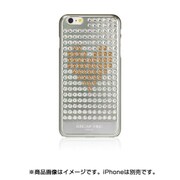 iPhone 6 Plus/iPhone 6s Plus対応 ハードケース Extravaganza Heart created with Swarovski Crystals シルバー_ゴールドハート