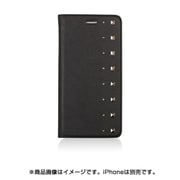 iPhone 6 Plus/iPhone 6s Plus対応 PUレザーケース Primo Dark Knight created with Swarovski Crystals シルバー