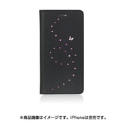 iPhone 6 Plus/iPhone 6s Plus対応 PUレザーケース Primo Papillon created with Swarovski Crystals ピンクミックス