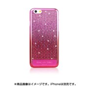 iPhone 6/iPhone 6s対応 ハードケース Cascade created with Swarovski Crystals ブリリアントピンク