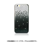 iPhone 6/iPhone 6s対応 ハードケース Cascade created with Swarovski Crystals ブリリアントオニキス
