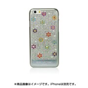 iPhone 6/iPhone 6s対応 ハードケース Cascade created with Swarovski Crystals ムーライトフラワーフィールド