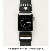 Apple Watch 38/42mm対応 リストバンド Allure Loops created with Swarovski Crystals ブラック