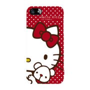 SAN-574A [iPhone SE/5s/5 ソフトジャケット ハローキティA]